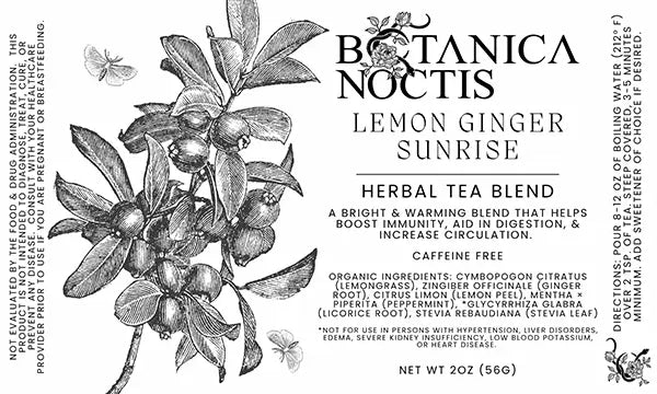 LEMON GINGER SUNRISE