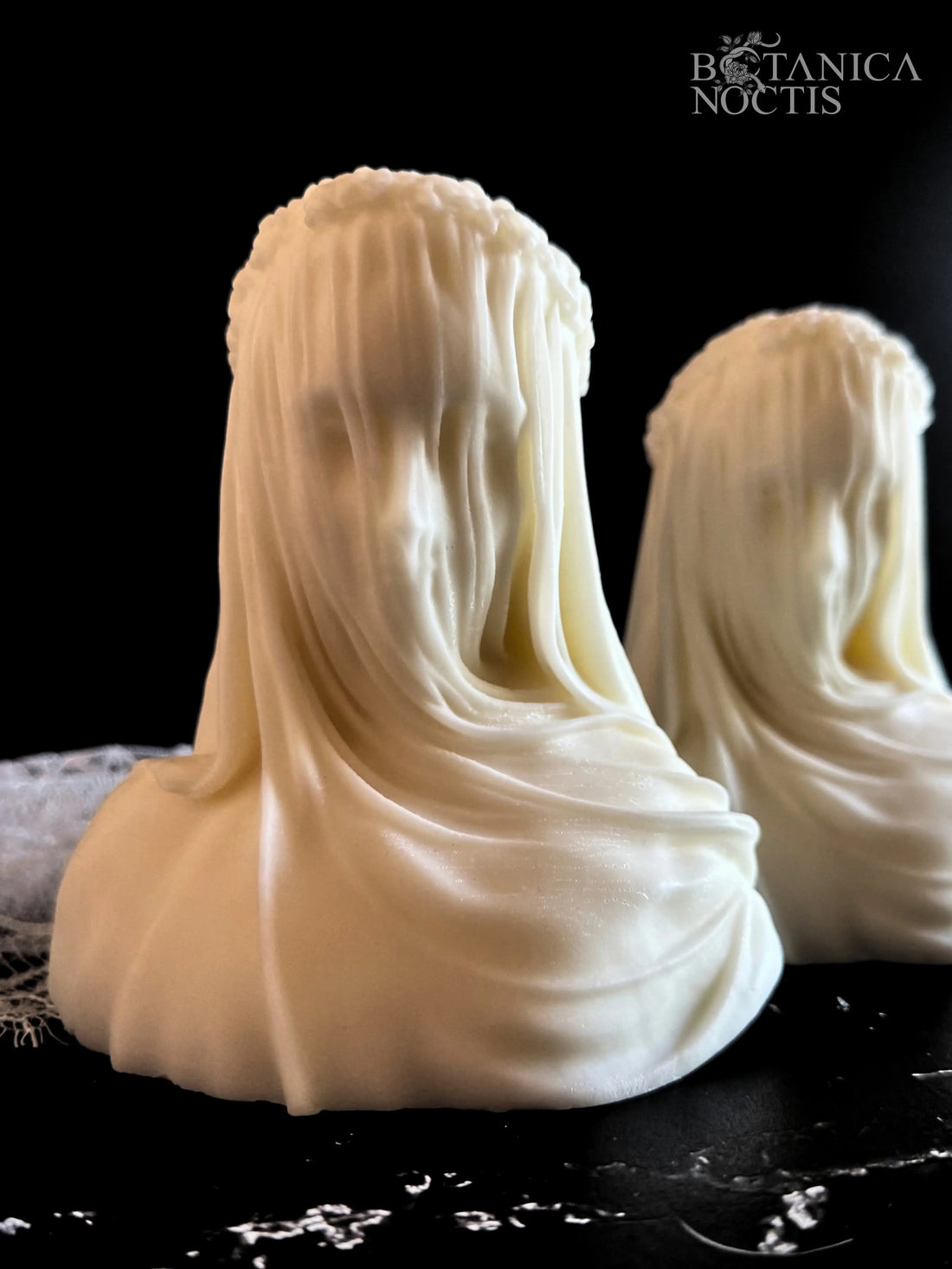 Veiled Sculptural Candle