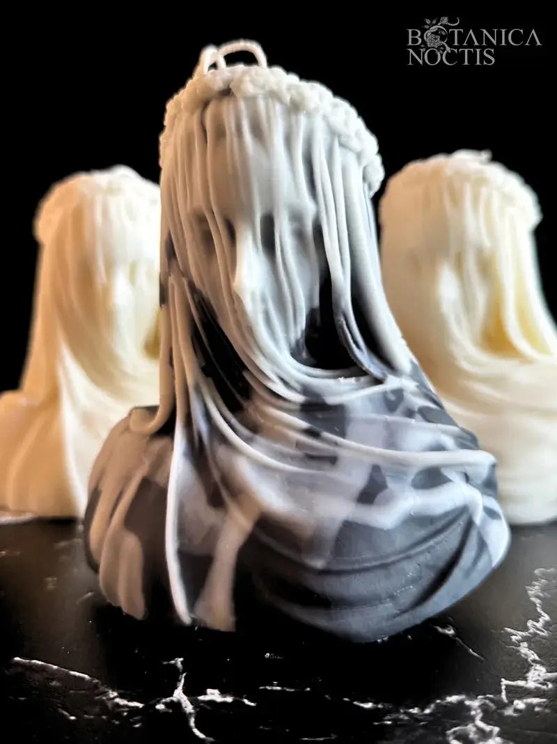 Veiled Sculptural Candle